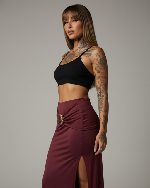 Producto - POLLERA LARGA OLGA 0285 - 1