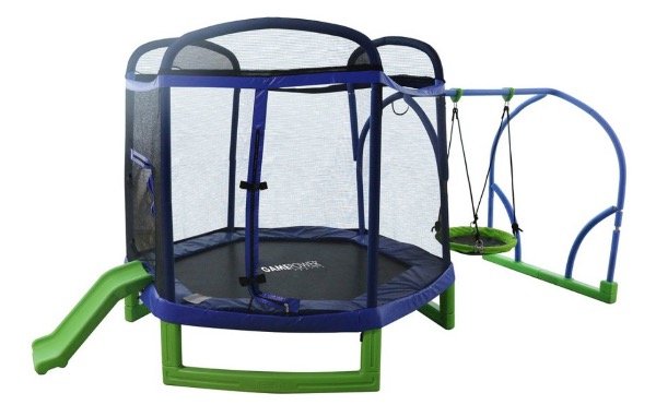 Producto - Cama Elástica 3 en 1 Con Trampolín y Hamaca