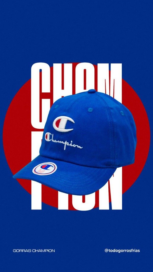 Producto - GORRA CHAMPION AZUL LOGO BLANCO