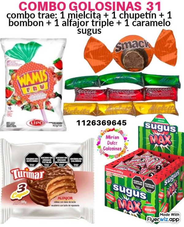 Producto - Combo golosinas 31