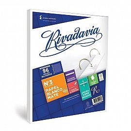 Producto - REPUESTO Nro 3 RIVADAVIA con Banda Reforzada x 96H papel blanco mate - 0