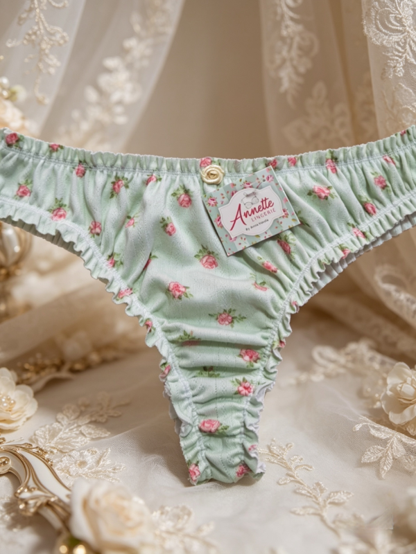 Producto - Fru fru algodón verde