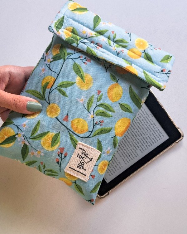 Producto - Funda para libros pocket Limones IMPERMEABLE