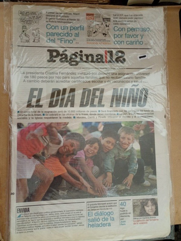 Producto - Página/12 El día del niño - 30 de octubre 2009