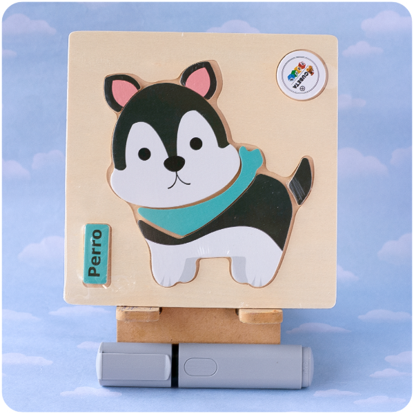 Producto - Rompecabeza Encastrable de Madera - Perro