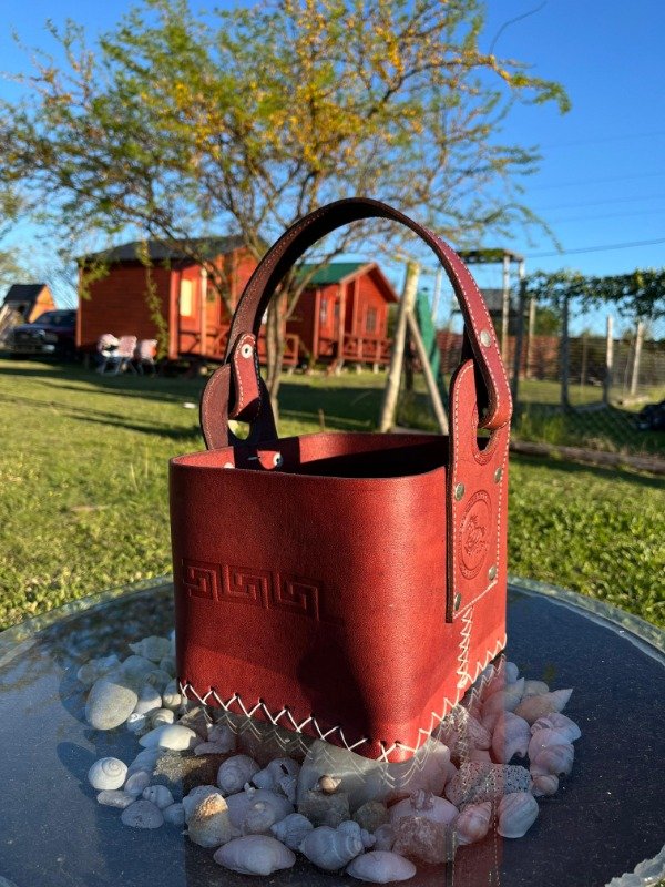 Producto - CANASTA MATERA CUERO 4X4 - 1