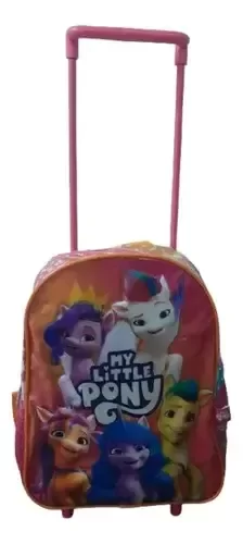 Producto - Mochila Con Carro 12 My Little Pony Wabro (rosa)
