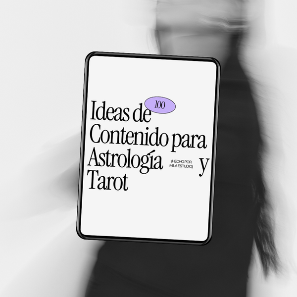 Producto - Ebook ideas - Astrologia y Tarot