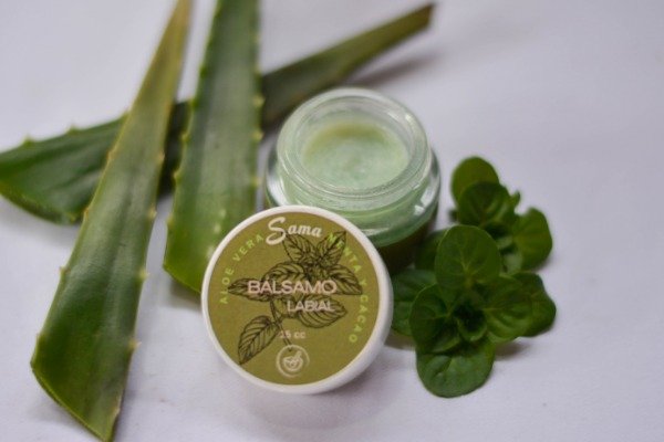 Producto - Balsamo labial Manteca de cacao, Aloe y Menta - 0