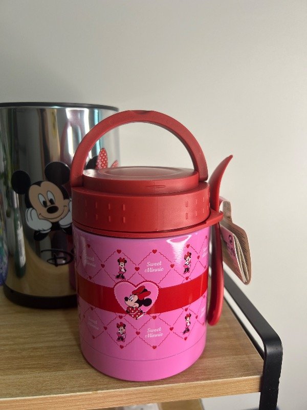 Producto - Vaso con cuchara Minnie Mouse