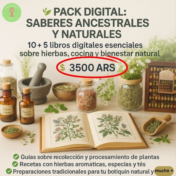 Producto - PACK DIGITAL: SABERES ANCESTRALES Y NATURALES