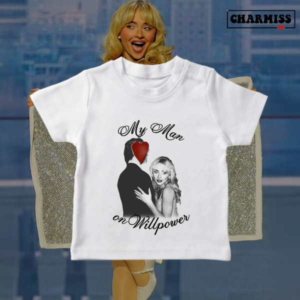 Baby tee mi hombre con fuerza de voluntad