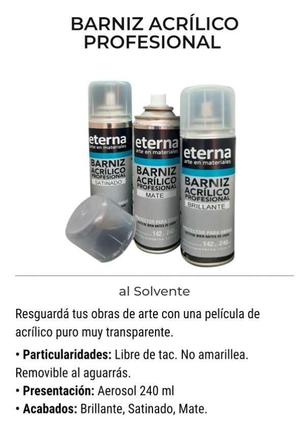 Producto - Barniz acrílico aerosol 240