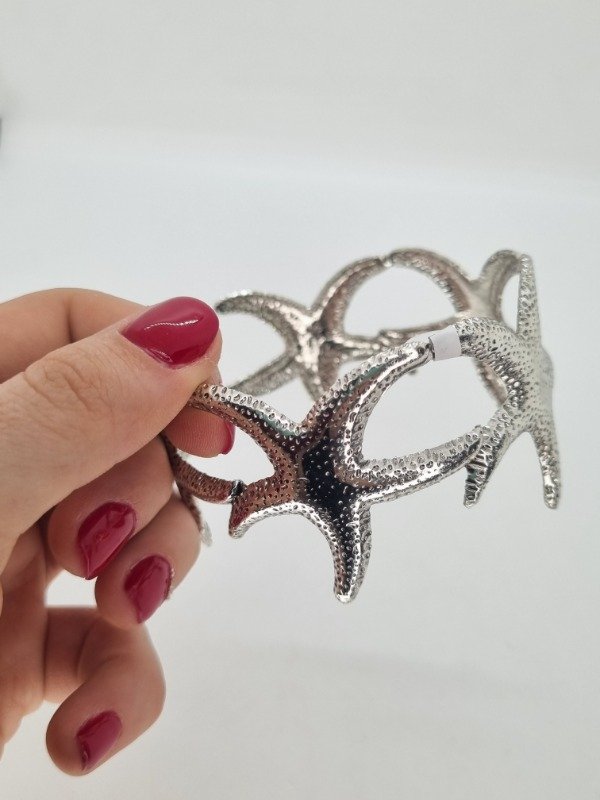 Producto - Pulsera brazalete plat estrellas de mar text P1200