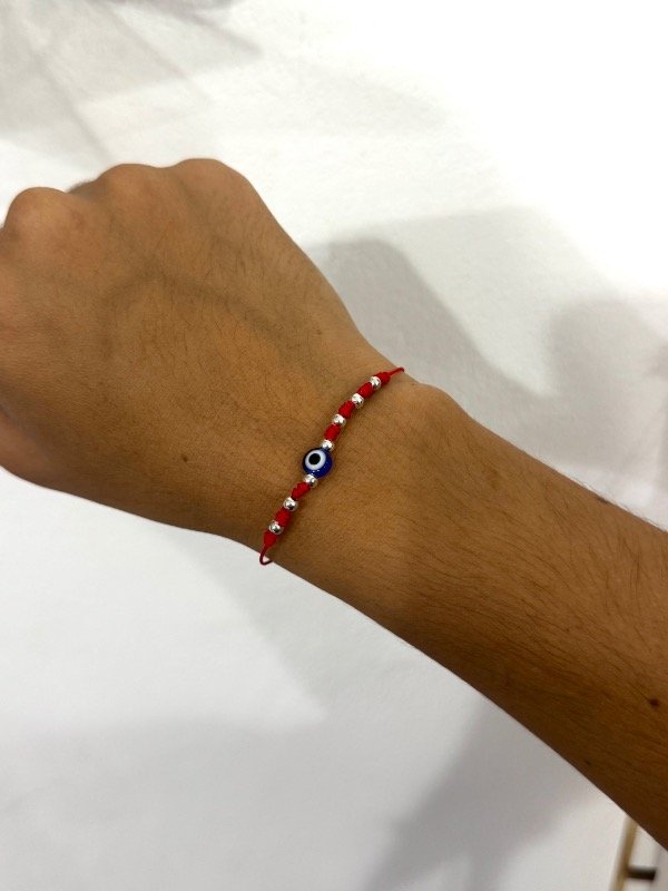 Producto - Pulsera ojo protector bolitas