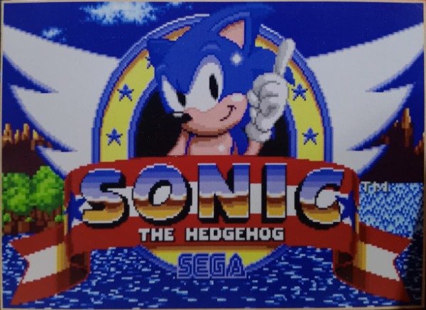 Producto - Cuadro de madera Sonic (17x12)