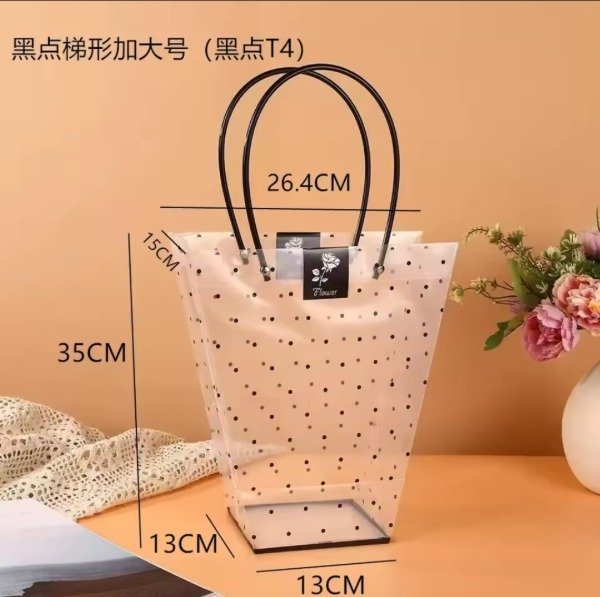 Producto - BOLSA PLASTICA REFORZADA LUNARES NEGRA X 2 UNIDADES