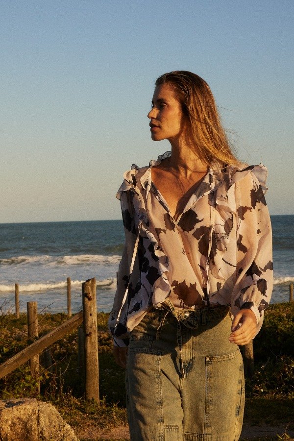 Producto - BLUSA GASA ESTAMPADA - 0