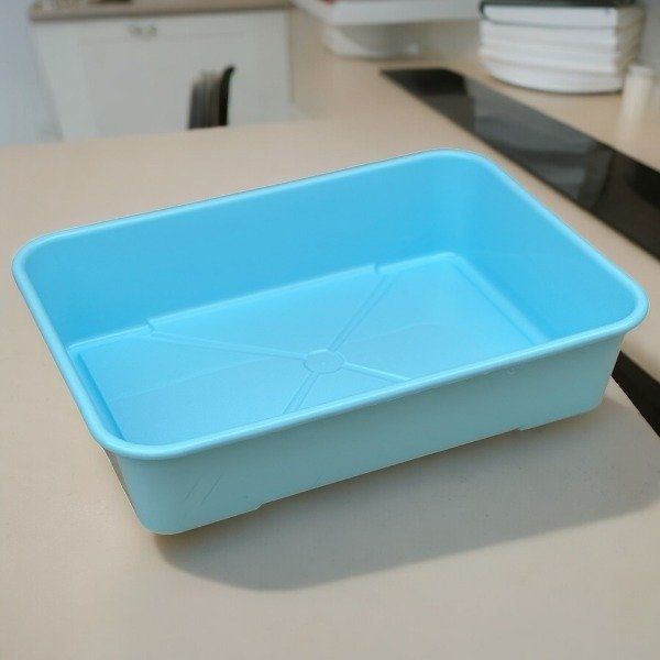 Producto - GANGA - BATEA PLÁSTICA EXTRA GRANDE 45 X 33 CM CON DETALLES