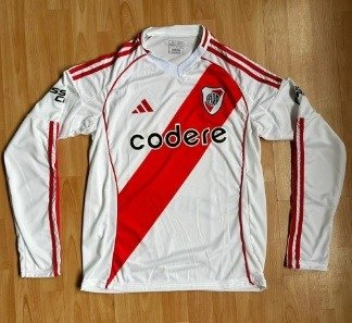 Camiseta River 2024 Manga Larga REMERA RIVER TITULAR MANGA LARGA