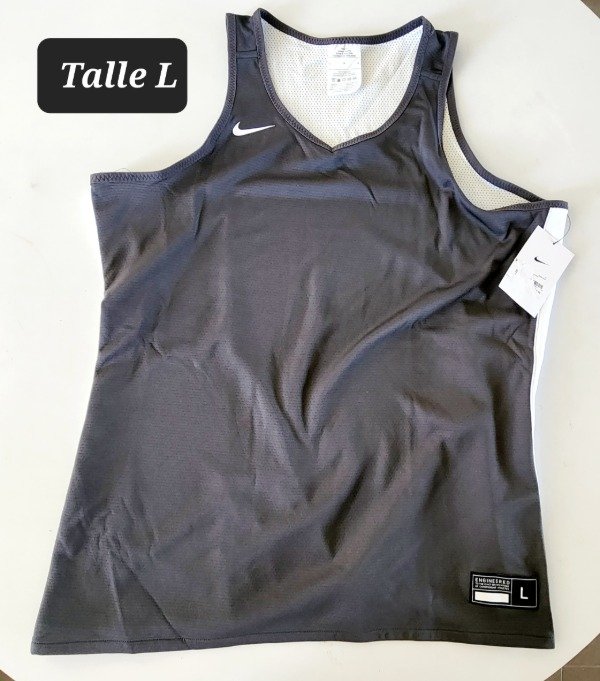 Musculosa deportiva nike talle L gris
