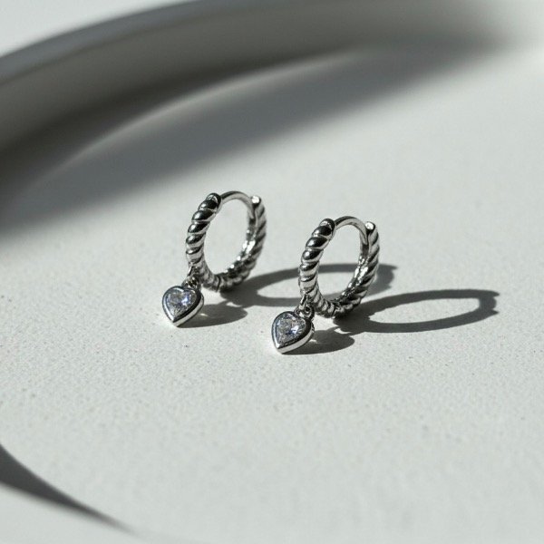 Producto - Argollas Heart Drop