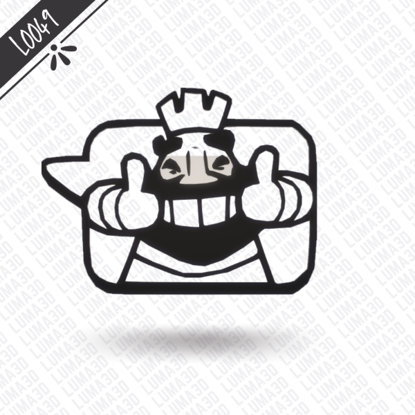 Producto - L0049 - Clash Royale - Rey