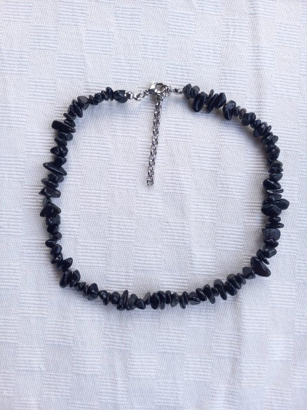 Producto - Gargantilla Gaia - Obsidiana