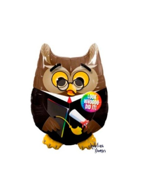 Producto - Globo Lechuza Egresados 14"