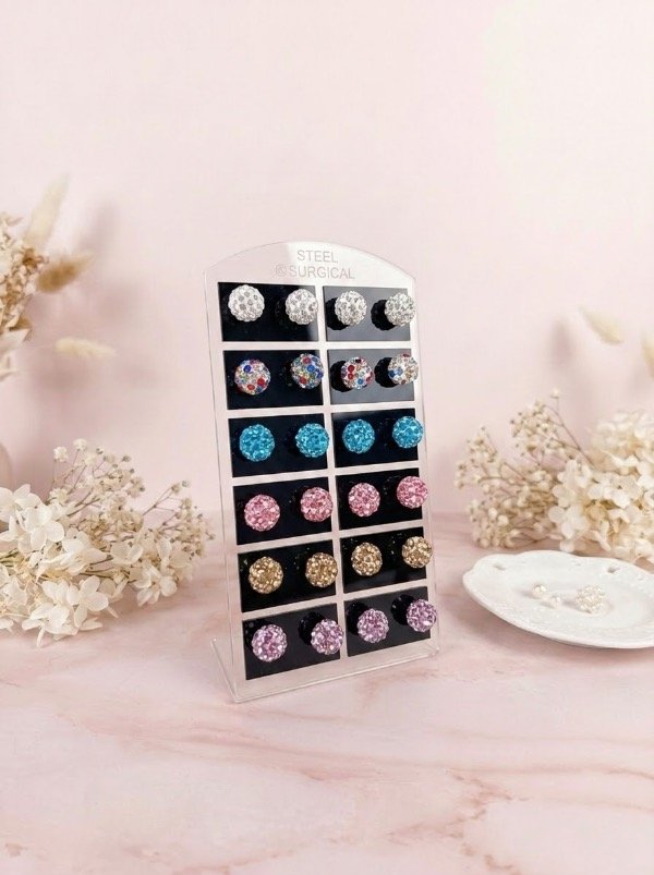 Producto - Blister aros bola de fuego x 12 pares