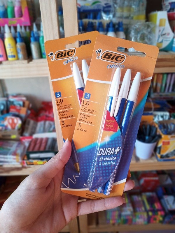 Producto - Bolígrafos Bic kit x3 Uni. Azul