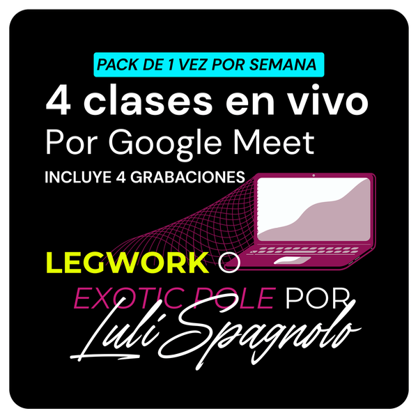 Producto - 4 clases VIRTUALES