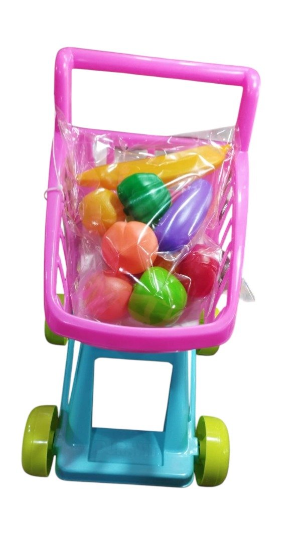 Producto - CARRITO DE SUPERMERCADO CON FRUTAS Y VERDURAS - 1