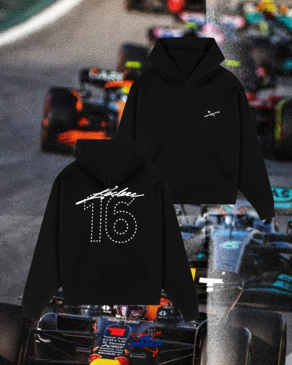 Producto - Hoodie negro Leclerc "16"