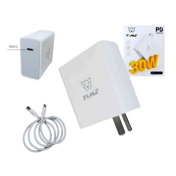 Producto - Cargador Time Tipo C a C 30W
