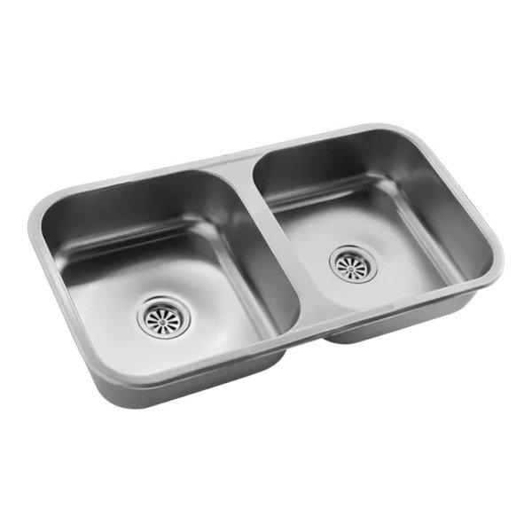Producto - Bacha de acero inoxidable deble 71x37x15