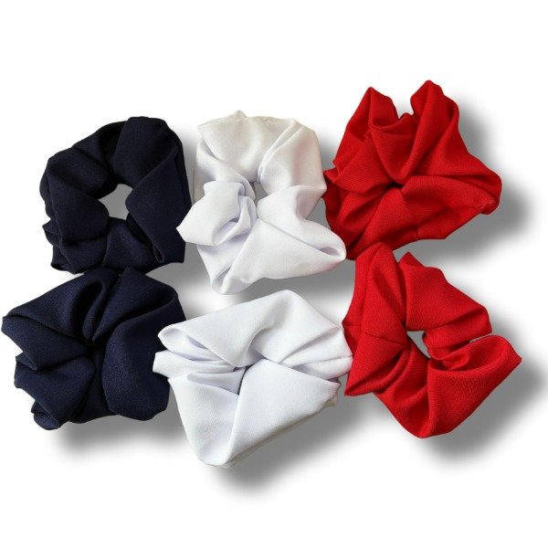 Producto - Colitas Scrunchis Colegiales X6