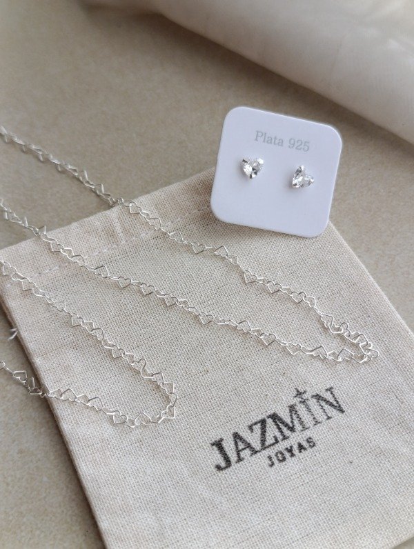 Producto - Aros cubics corazón - 1