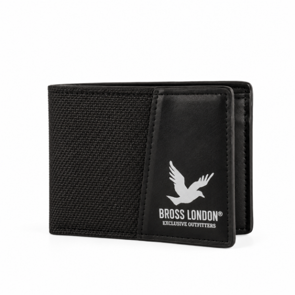 Producto - BILLETERA MITAD CUERO MITAD TELA BROSS LONDON - 0
