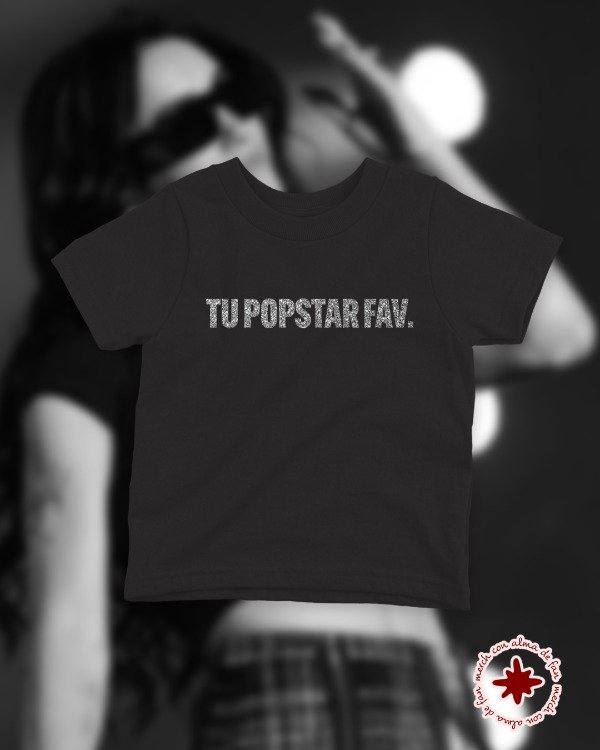 Producto - Baby tee "tu popstar fav"
