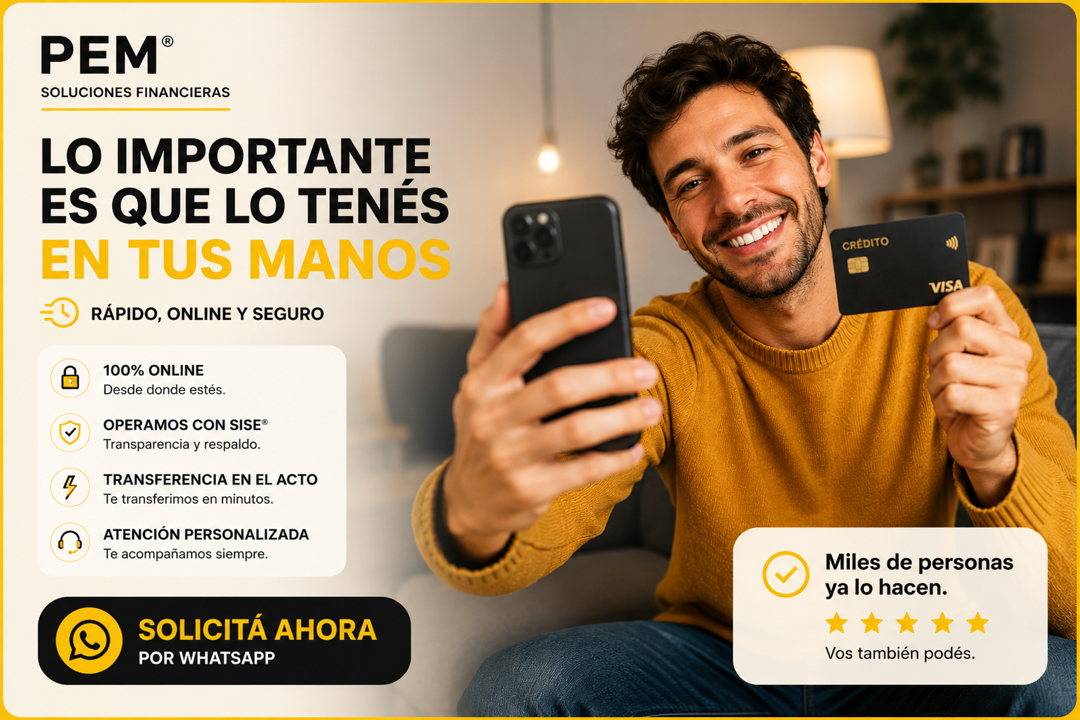 PEM cómo funcionan los préstamos con tarjeta de crédito online, dinero con tarjeta de crédito, efectivo con tarjeta de crédito y adelantos con tarjeta