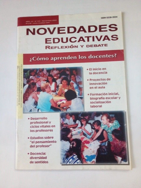 Producto - Novedades educativas #143 - Noviembre 2002 - Cómo aprenden los docentes