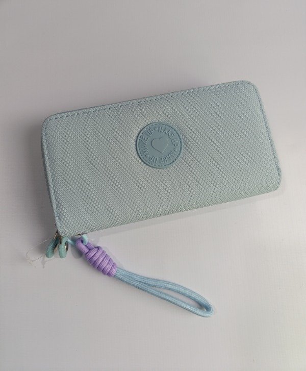 Producto - BILLETERA DOBLE CIERRE GRANDE VENECIA CELESTE