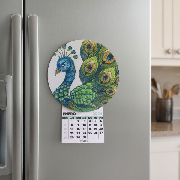 Producto - CALENDARIOS CON BASE DE FIBROFACIL E IMAN