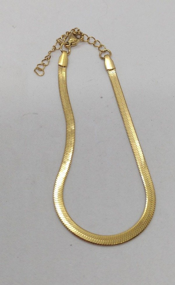 Producto - Pulsera estilo serpiente dorada