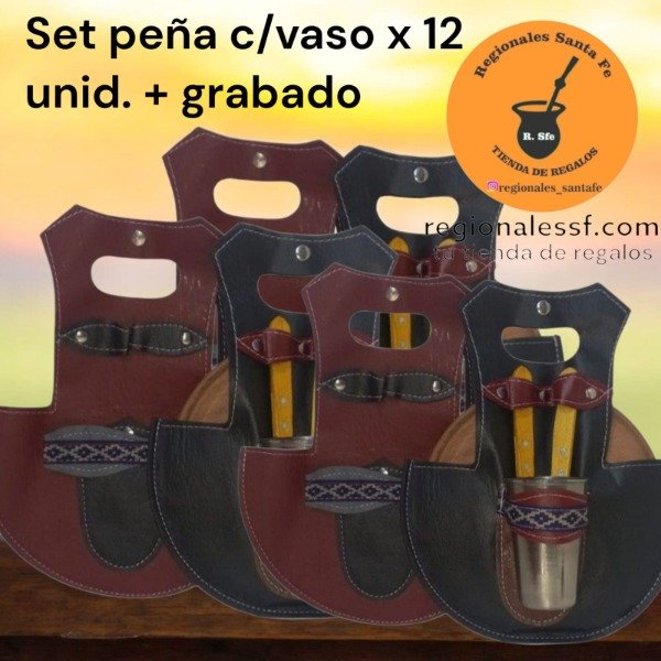 Producto - Porta Plato con vaso grabado laser