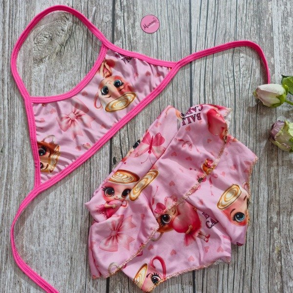 Producto - Short pollera y top- talle 6