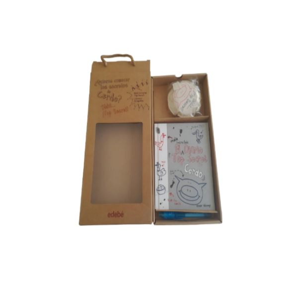 Producto - El Increible Diario Top Secret De Cerdo Con Bolígrafo Linterna