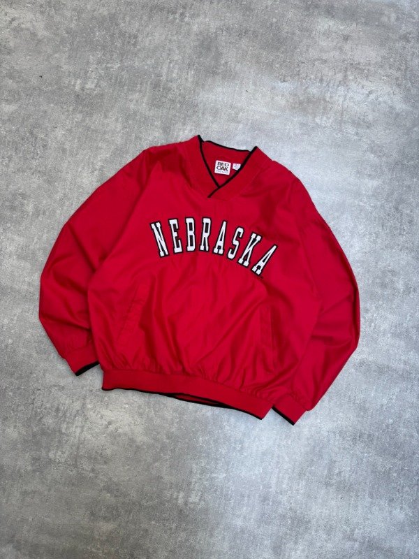 Producto - Buzo Rompevientos Nebraska Vtg 00s T.XL - 1
