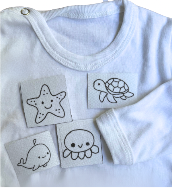 Producto - Patrón de bordado hidrosoluble BAJO DEL MAR